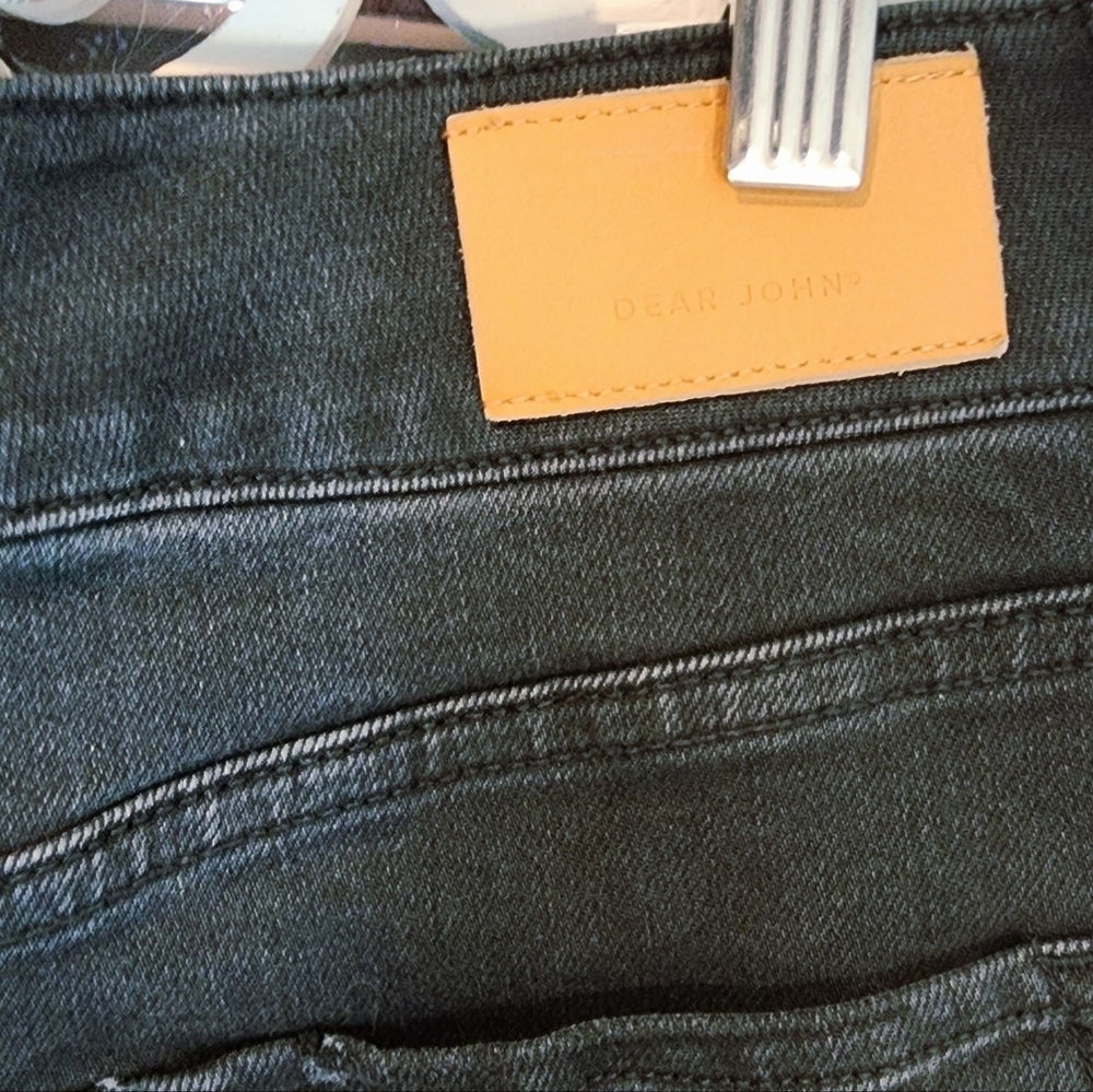 DEAR JOHN DENIM  HOLLY SUPER HIGH RISE WIDE HEMMED JEANS | JET SET WASH SZ 30 - Picture 8 of 16